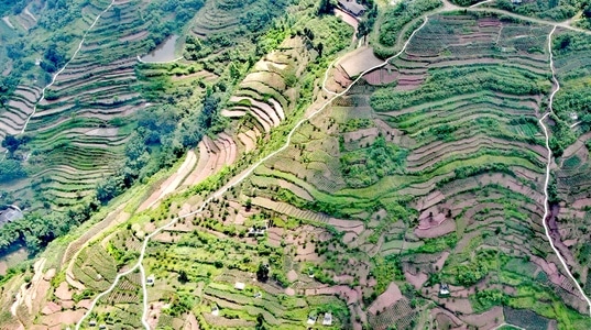 乡村-航拍-旅拍-丰都-重庆市 图片素材