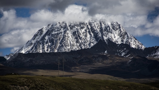 风光-旅行-自然-雅拉-雅拉雪山 图片素材