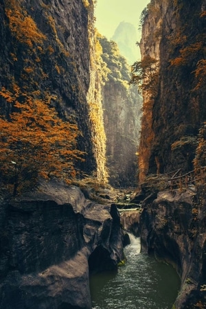 旅行-风景-太行山-大峡谷-风景 图片素材