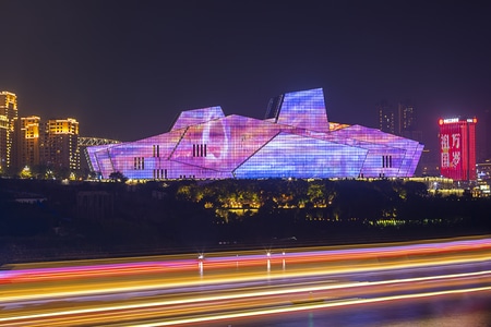 重庆-城市天际线-夜景-建筑-房屋 图片素材