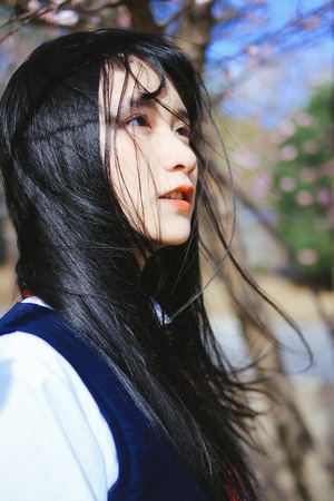 人像-少女-制服-2020-美女 图片素材