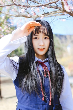 人像-少女-制服-2020-美女 图片素材