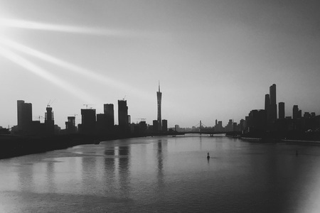 眼前的风貌-城市故事-风景-色彩-黑白 图片素材