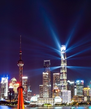 长焦-高视角-色彩-风光-陆家嘴 图片素材