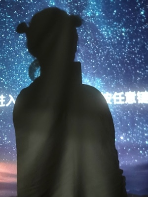 华为-前生今世-剪影-你好2020-人影 图片素材