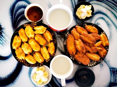 宅家美食-宅家-疫情防控中的新年-美丽人生-食物 图片素材