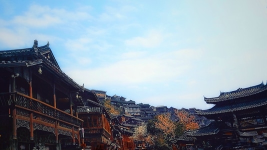 风景-楼-风景-房屋-自然 图片素材