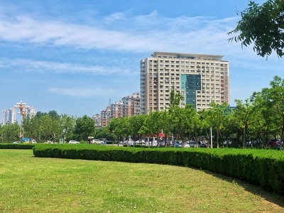 烟台市-开发区-开发区-天地广场-城市 图片素材