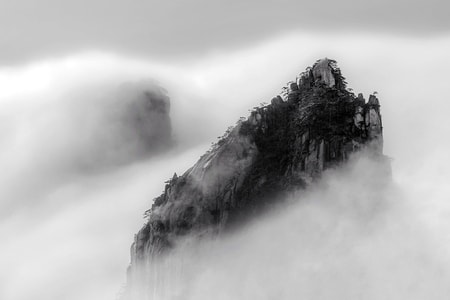 黑白-艺术风光-摄影-风景-在路上 图片素材