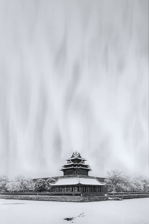 艺术风光-冬季-雪景-画意-你好2020 图片素材