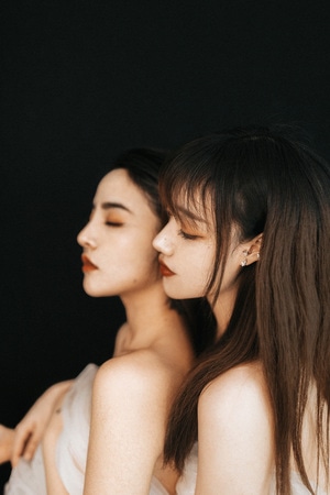 人像-闺蜜-美女-女性-女人 图片素材