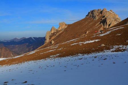 登山-户外-自然-风光-雪山 图片素材