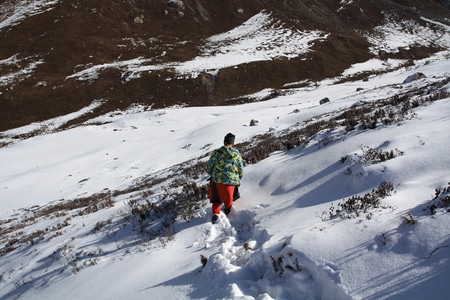 登山-户外-自然-风光-雪山 图片素材