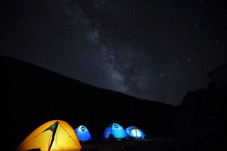 自然-风光-银河-星空-登山 图片素材