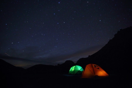 旅行-户外-登山-露营-星空 图片素材