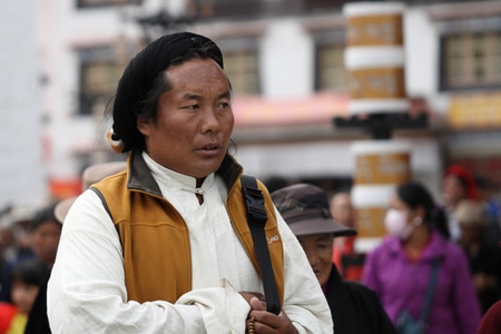 人文-人物-西藏-拉萨-藏族 图片素材