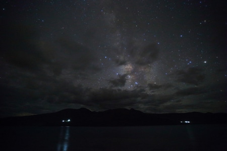 风光-西藏-羊卓雍错-银河-星空 图片素材