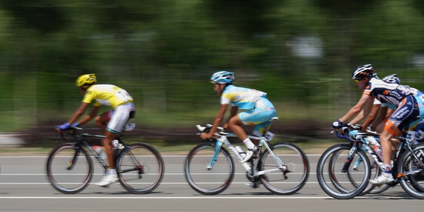 运动-体育-自行车赛-摇拍-自行车 图片素材
