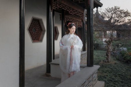 汉服-古风-人像-美女-女人 图片素材