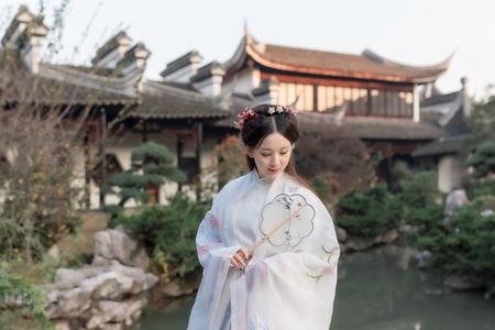 人像-古风-汉服-旅游-美女 图片素材
