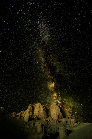 西藏-星空-阿里-土林-星空 图片素材
