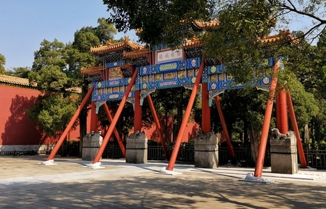 北京市-原创-牌坊-牌坊-古建筑 图片素材