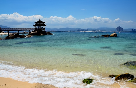 原创-旅行-风光-海南三亚-蜈支洲岛 图片素材