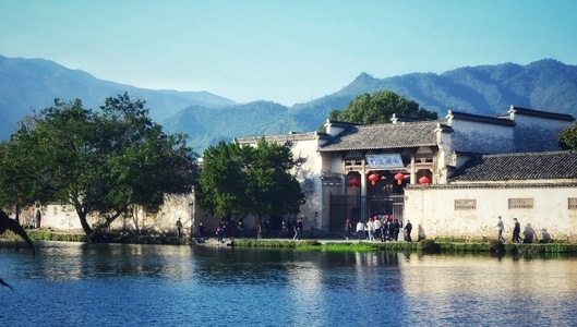 原创-风光-山水-建筑-书院 图片素材