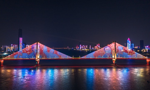 桥-武汉市-城市-城市风光-桥 图片素材