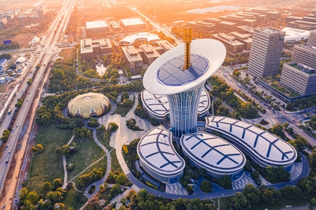 武汉市-建筑-马蹄莲-高楼-房屋 图片素材