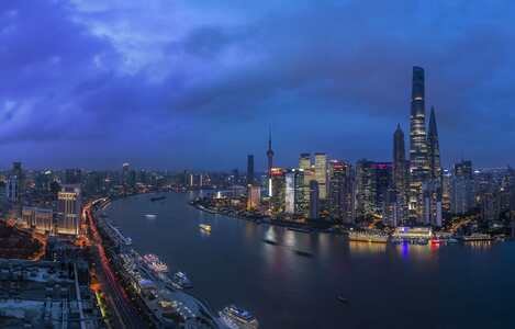 魔都夜色-美丽瞬间-城市风光摄影-行摄无疆-风光摄影 图片素材