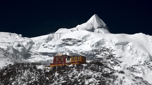 风景-风光-旅行-西藏-雪山 图片素材