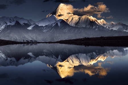 雪山-风景-风光-西藏-旅行 图片素材