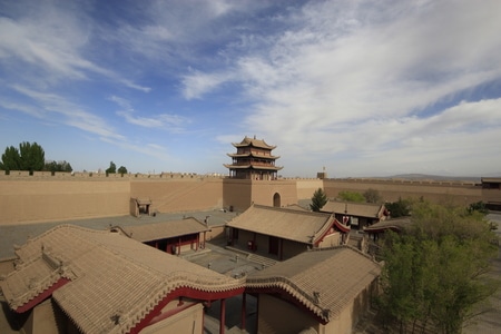 建筑-嘉峪关-长城-文物-古迹 图片素材
