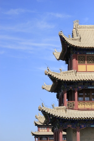 在路上-古迹-建筑-嘉峪关市-纪实 图片素材