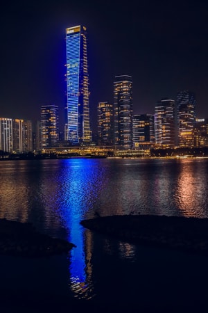 夜色-夜景-建筑-都市生活-城市色彩 图片素材