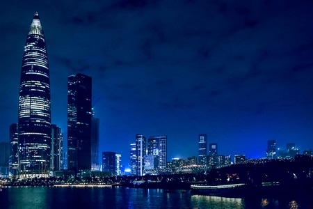 色彩-光影-夜景-城市-旅行 图片素材
