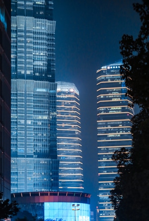 街景-城市-建筑-夜色-夜景 图片素材