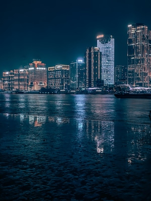 城市-夜景-夜色-光影-色彩 图片素材