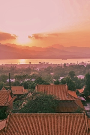 天际线-我要上封面-天空-风光-你好2020 图片素材