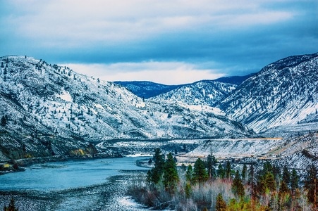 加拿大-冬-风景-风光-自然 图片素材