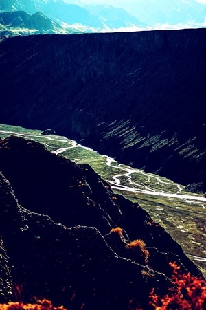 天山-独库公路-峡谷-峡谷-独山子大峡谷 图片素材