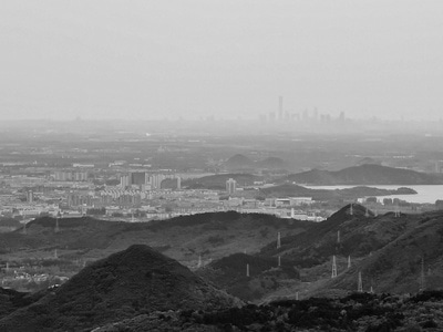 城市天际线-北京市-户外-手机-山 图片素材