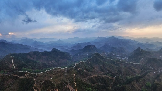 北京市-户外-长城-风光-风景 图片素材