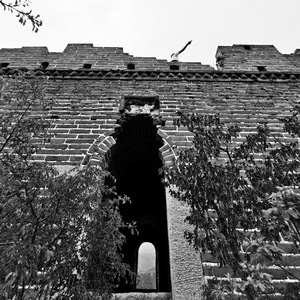 在路上-北京市-手机-古城-古建筑 图片素材