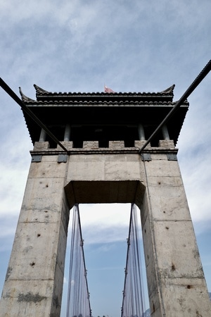 生活-色彩-gr3-桥头-仿古建筑 图片素材