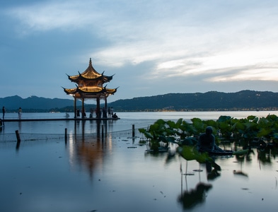 你好2020-杭州市-风光-集贤亭-风景 图片素材
