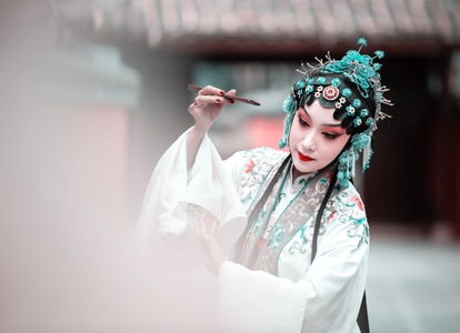 城市-人像-戏曲-成都市-戏曲 图片素材
