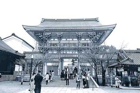 尘世烟火-日本、-旅行旅拍、-世遗文化、-赏樱圣地、 图片素材