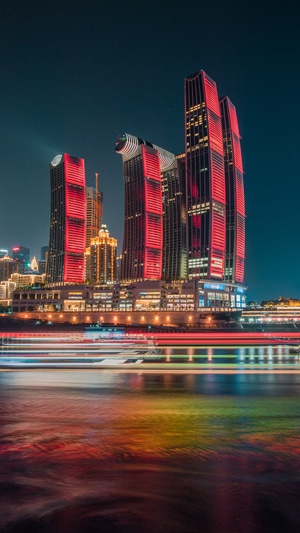 城市色彩-色彩-城市-夜景-建筑 图片素材